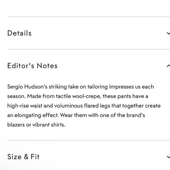 SERGIO HUDSON | NEW Neon Yellow Wool-Crepe Flare Leg Pants Women’s Size 2 - Picture 14 of 15